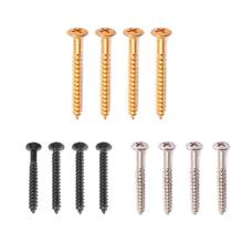 25PCS Electric Guitar Screws For Pickguard Back Plate Mount Gold Silver Balck DIY Luthier Tool 2024 - buy cheap