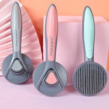 Brush Pet Cat Comb Self Cleaning Hair Brush Professional Grooming for Dog Cat Hair Shedding Comb Brush Pet Self Cleaning 2024 - buy cheap