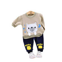 New Spring Autumn Children Cartoon Clothes Baby Boys Girls Fashion T Shirt Pants 2Pcs/sets Kid Infant Costume Toddler Sportswear 2024 - buy cheap