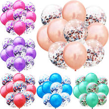 Balões de lantejoulas 12 pálpeças, conjunto de balões de lantejoulas de alumínio, balão de lantejoulas, decoração de balões para festa de aniversário de casamento e balão de confete com 10 peças 2024 - compre barato