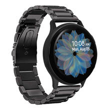 Correa de acero inoxidable para Galaxy Watch Active2, banda activa 2 de 40mm, 44mm, 20mm, para Samsung Galaxy Watch Active 2 2024 - compra barato