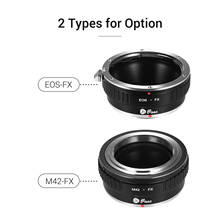 Fikaz M42-FX/EOS-FX Lens Mount Adapter Ring for Pentax Praktica Zenit M42 Screw Mount Lens/Canon EOS EF EF-S Lens to Fuji X-A1 2024 - buy cheap