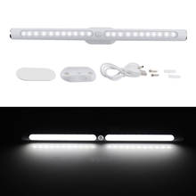 Lâmpada noturna led de 30cm com sensor de movimento, lâmpada noturna sem fio, para armário, cozinha, quarto