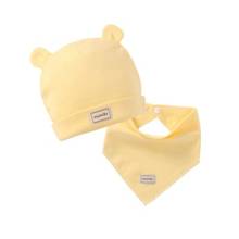 For 0-3 Months Newborn Baby Accessories 100% cotton Baby Hats Solid color double cotton hat Baby sleep caps 2024 - buy cheap