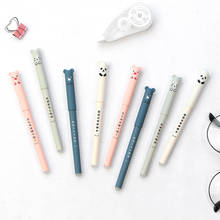 4 Pcs/lot Cartoon Animals Erasable Pen 0.35mm Cute Panda Pig  Kawaii Gel Pens for School Writing Novelty Stationery Girls Gifts 2024 - buy cheap