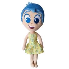 Original Disney Inside Out Joy High Quality Plush Toys Stuffed Doll  Birthday Present For Child 30cm 2024 - buy cheap