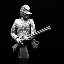 Action figure de busto em resina sem pintura da escala 1/10, sharpshooter gk 2024 - compre barato