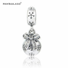 Snowflake Ball Dangle Charm 925 Silver Original Beads For Jewelry Making For European Woman Bracelets DIY Sterling Silver Beads 2024 - buy cheap