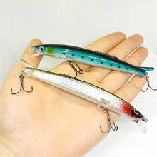 1PCS Big Minnow Sea Fishing Lures 11g/12cm Floating 5 Color Baits Artificial Sub-surface Dead Fish Jig Pesca Bass Fishing Tackle 2024 - buy cheap