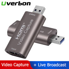 Tarjeta de captura de vídeo 4K de 1080P, 60HZ, USB 3,0, HDMI, grabador de vídeo, caja de grabación para PS4, juego, DVD, cámara, grabación en vivo 2024 - compra barato