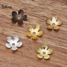 BoYuTe (1000 Pieces/Lot) 8.5MM Metal Brass Glossy Flower Bead Caps Diy Hand Made Jewelry Accessories Wholesale 2024 - buy cheap