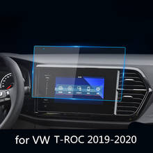 Для Volkswagen VW T-ROC 2019-2020 6,5 дюймов 8 дюймов Автомобильный экран навигация Сенсорный экран протектор Закаленное стекло Защитная пленка 2024 - купить недорого
