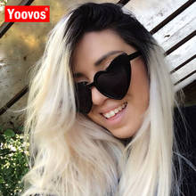 Yoovos Heart Sunglasses Women 2021 Retro Luxury Oversized Women Sunglasses Brand Design Vintage Big Oculos De Sol Gafas 2024 - buy cheap