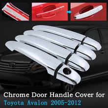 Car Door Handle Cover Chrome Shell for Toyota Avalon XX30 2005~2012  2006 2008 2009 2010 Luxury Exterior Accessories Auto-Goods 2024 - buy cheap