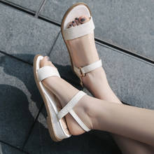 Qzyerai sandálias femininas, sapatos de couro legítimo, chinelos de cunha de couro de vaca, preto e branco, verão recém-chegado 2024 - compre barato