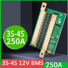 Módulo de placa de protección PCB PCM 3S 4S 12V BMS 250A Lifepo4 Lipo batería de iones de litio BMS inversor de equilibrio de alta potencia 2024 - compra barato