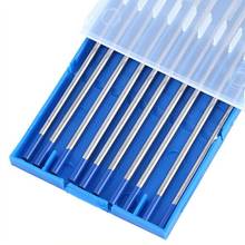 10pcs 2% Lanthanated WL20 TIG Tungsten Electrode 4.0 x 150mm Blue Metalworking