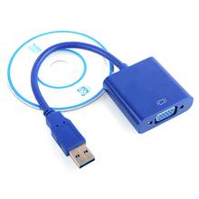 Usb To Vga Converter Usb To Vga Usb3 0 To Vga Usb To Vga Extension Cable Plug and Play USB3.0 Interface 2024 - buy cheap