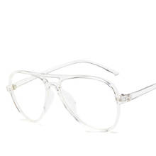 Special Price Fashion Pilot Optical Plain Mirror Full Frame Eyeglasses Women Men Computer Glasses Spectacle Myopia Oculos De 2024 - buy cheap