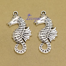 15pcs/lot--20x38mm, sea horse cham,Antique silver plated Hippocampus charms,DIY supplies, Jewelry accessories 2024 - buy cheap