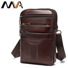 MVA Genuine Leather Belt Bag Men Fanny Pack Male Small Men's Waist Bag For Phone Bags Man Travel Waist Pack Multifunction 8326 2024 - buy cheap