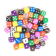 15 PCS/Lot Dice Set 15 Colors  High Quality Solid Acrylic 6 Sided Dice For Club/Party/Family Games 16mm 2024 - buy cheap