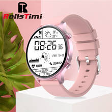 Rollstimi 2021 Multifunctional Smart Watch IP67 Waterproof Sports Fitness Heart Rate Monitoring Clock Men's Lady Clock Wristband 2024 - buy cheap