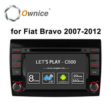 Ownice C500 Android 6.0 Octa Core for Fiat Bravo 2007-2012 Car DVD Player Radio with GPS Bluetooth 4G 1024*600 2GB RAM 32GB ROM 2024 - compre barato