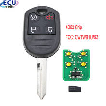 Mando a distancia transmisor de 4 botones, 315MHz/433MHz, 4D63 Chip para Ford Lincon FCC: CWTWB1U793 2024 - compra barato