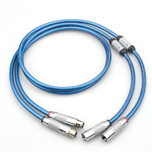 Xangsane Rectangular OCC Copper Conductor HIFI Audio Signal cable XLR male -XLR female Connection audio cables 2024 - buy cheap