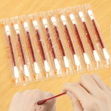 10pcs Stick Iodine Portable Double- Bar Wood Cotton Swab Make Up Disinfected Medical Multifunction Disposable 2024 - buy cheap