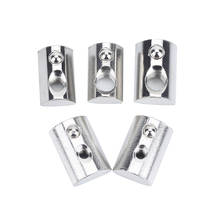 10pcs/lot Roll-in T Spring Nuts For Aluminum Profiles 20/30/40/45 Series Ball Nut Block M3/M4/M5/M6/M8 Silver Square Type 2024 - buy cheap