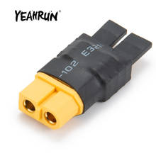Yeahrun conector macho para xt60, adaptador com conector fêmea, sem fio, para rc tpys, peças do modelo, 1/2/peças 2024 - compre barato
