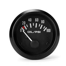 Automobile Oil Pressure Gauge Automobile Oil Pressure Instrument 0~100PSI  With Sensors 12.0V Automobile General Instrument 2024 - buy cheap