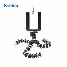 KEBIDU-Mini trípode de cámara para teléfono, soporte de Clip para teléfono, esponja Flexible, pulpo, Mini trípode para IPhone 2024 - compra barato