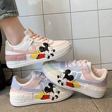Disney children boys and girls cartoon Mickey non-slip casual shoes adult men and women sports shoes student running shoes 2024 - buy cheap