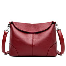 New Soft Leather Flap Small Bags Women Designer Messenger Bag Ladies Shoulder Crossbody Bags For Women Genuine Leather Handbags 2024 - buy cheap