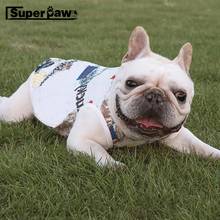 Camiseta de verano para perro Bulldog francés, chaleco para perros pequeños y medianos, Chihuahua, osito, Pug, ropa para mascotas, disfraz para cachorros, FHC02 2024 - compra barato