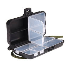 Fly Fishing Box Plastic Storage Case Lure Spoon Hook Bait Tackle Connector Pesca Waterproof Fishing Tackle Boxes Black 2024 - buy cheap