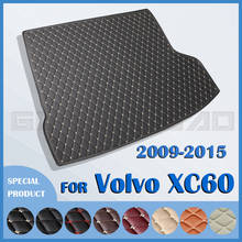 Car trunk mat for Volvo XC60 2009 2010 2011 2012 2013 2014 2015 cargo liner carpet interior accessories cover 2024 - buy cheap