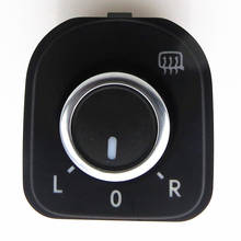 SCJYRXS Chrome Power Side Mirror Adjust Switch Knob for VW Golf MK5 MK6 Rabbit Eos Passat B6 3C Tiguan 1K0 959 565 5ND959565B 2024 - buy cheap