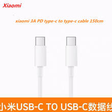 Xiaomi-Cable de datos de USB-C a USB-C, carga rápida 3A, PD, para Mi 10 Pro, 10T, 10U, Poco F1, Xiaomi Pro Air Notebook, Redmibook 14, 16, 150cm 2024 - compra barato
