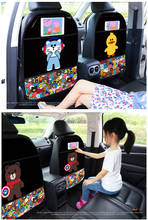 Protector de dibujos animados para asiento trasero de coche, almohadilla protectora impermeable antisuciedad para niños, 1 ud. 2024 - compra barato