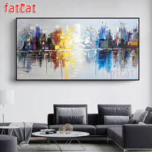 FATCAT Abstract colorful landscape Large Diy Diamond Painting Full square round drill 5d Diamond Embroidery Kit Mosaic AE2715 2024 - buy cheap