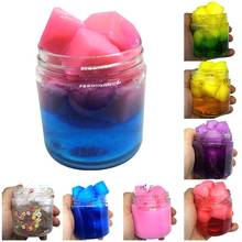 Jelly Cube Crystal Mud Clay Slime Putty Plasticine Sludge Stress Relief Toys Hand Fidget Toy Slime Toy Antistress for Children 2024 - buy cheap