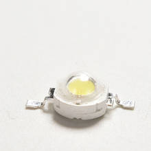 Светодиодные чипы высокой мощности 10 шт./лот, 1 Вт, лампочка с диодами, теплый белый свет для светодиодных прожекторов 100-110 лм 2024 - купить недорого