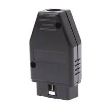 Universal OBD2 16Pin Male Connector Plug Wiring Car Auto Diagnostic Tool L41C 2024 - buy cheap