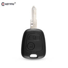 KEYYOU 10pcs For Citroen C1 C2 C3 C4 Citroen Saxo Xsara Picasso Berlingo Key Fob Shell Case Remote 2 Buttons 2024 - buy cheap