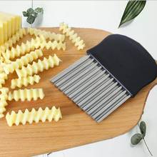Kitchen Accessories Stainless Steel Potato Knife Wave Knife Slicer Cutting Machine Cut French Fries Ripple Knife Cut Fancy Tools 2024 - buy cheap