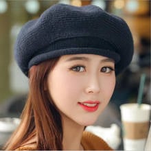 Winter Hats For Women Knitted Hat Fashion Berets Women's Autumn Hat Touca Inverno Feminina Elegant Painter Hat Warm Hat 2024 - buy cheap